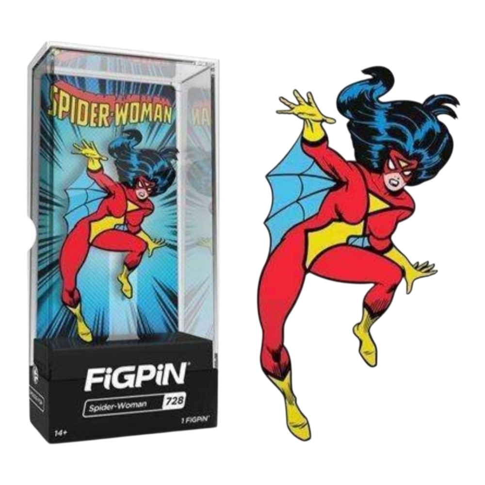Figpin Spider Woman (#728) Spider-Woman Collectors Item Enamel Pin